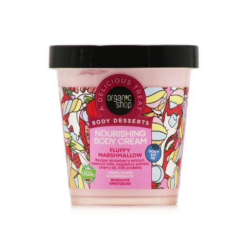 Organic Shop Body Desserts Fluffy Marshmallow Ενυδατική Κρέμα 450ml