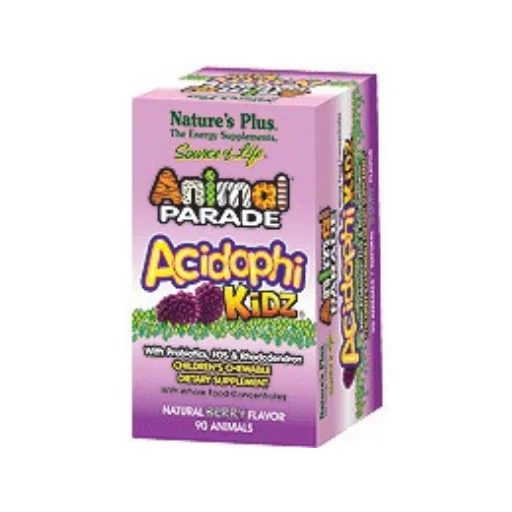 Nature's Plus Animal Parade Acidophikidz Προβιοτικά για Παιδιά 90 μασώμενες ταμπλέτες Berry