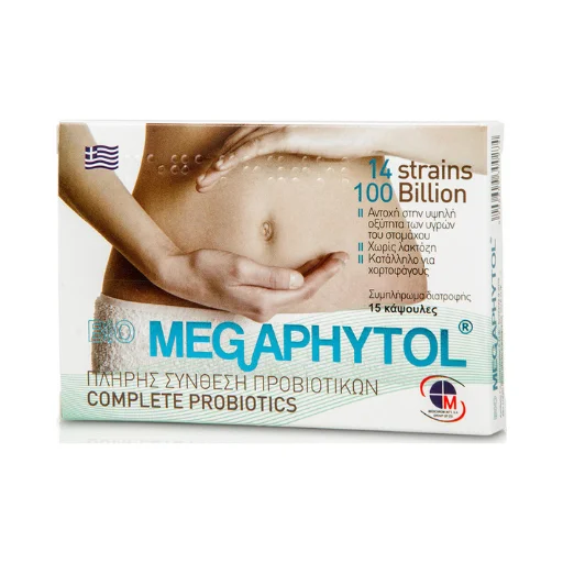 Medichrom Megaphytol με Προβιοτικά και Πρεβιοτικά 15 κάψουλες