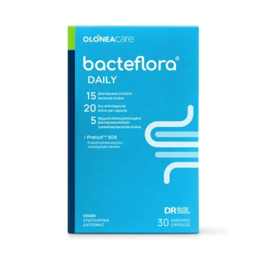 Olonea Bacteflora Daily με Προβιοτικά και Πρεβιοτικά 30 φυτικές κάψουλες