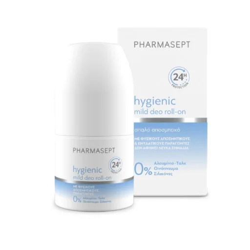 Pharmasept Hygienic Mild Αποσμητικό 24h σε Roll-On Χωρίς Αλουμίνιο 50ml